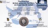 2 POUNDS 2020 BRITISH ANTARCTIC TERRITORIES BIMETAL  COIN YEAR CUTTY SARK SHIP
