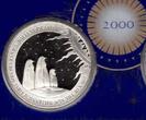 MEDAL KIRIBATI BALLENY PITT ISLANDS SILVER 3  SET MILLENIUM EYEWITNESS