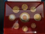 2004 ICELAND PROBE PATTERN ESSAI 9 DIF SET 0.01- 5 EUROP YEAR SHIP TRI-METAL COA