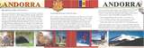 10 CENTIMES 2003 ANDORRA 7 DIF UNC COINS SET 1 -  YEAR MINT PACK + 2 x 1 EURO