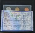 1 CENT 1998 SOUTH AFRICA 9 DIF PROOF COINS SET  - 5 RAND YEAR + BOX + COA