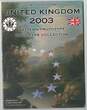 2 EURO 2003 UK SCOTLAND PROBE PATTERN ESSAI 8 DIF UNC SET 0.01 -  YEAR