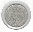 5 FRANCS 1939 TUNISIA FRENCH PROTECTORATE  SILVER COIN YEAR KM#264