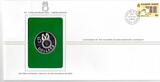 1977 SOLOMON ISLANDS SILVER PROOF 5$ COIN YEAR KM#7 FIRST DAY COVER