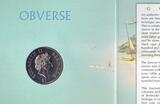 2001 BERMUDA EXTREMELY RARE 1$ BU COIN YEAR KM#139 GOMBEY DANCERS MINT PACK