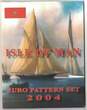 2 EURO 2004 ISLE OF MAN PROBE PATTERN ESSAI 8 DIF UNC SET 0.01 -  YEAR SHIP