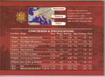 10 CENTIMES 2003 ANDORRA 7 DIF UNC COINS SET 1 -  YEAR MINT PACK + 2 x 1 EURO