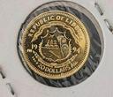 1994 LIBERIA GOLD PROOF 20$ COIN YEAR KM#283 FORMULA 1 DAMON HILL