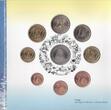 2 EURO 2004 FINLAND 8 DIF UNC COINS MINT SET 0.01 -  YEAR + MEDAL