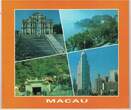 10 PATACAS MACAO MACAU 7 DIF UNC COINS SET 0,10 -  BIMETAL 1992-1998 YEAR FOLDER