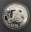 20 CROWNS 1995 TURKS & CAICOS ISLANDS SILVER  COIN YEAR KM#195 EQUESTRIAN OLYMPIC
