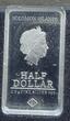 HALF DOLLAR 2019 SOLOMON ISLANDS RECTANGULAR SILVER PROOF 1/2  COIN YEAR NEW YORK