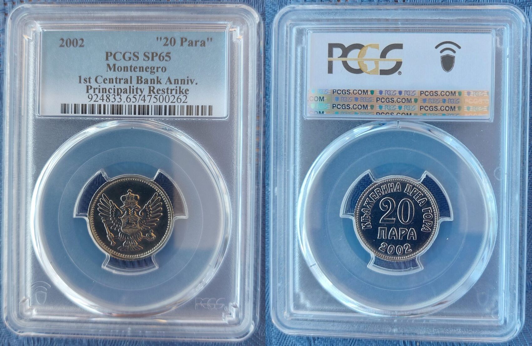 &amp;quot;20 Para&amp;quot; MONTENEGRO 20 PARA UNC COIN 2002 YEAR PRINCIPALITY RESTRIKE ...