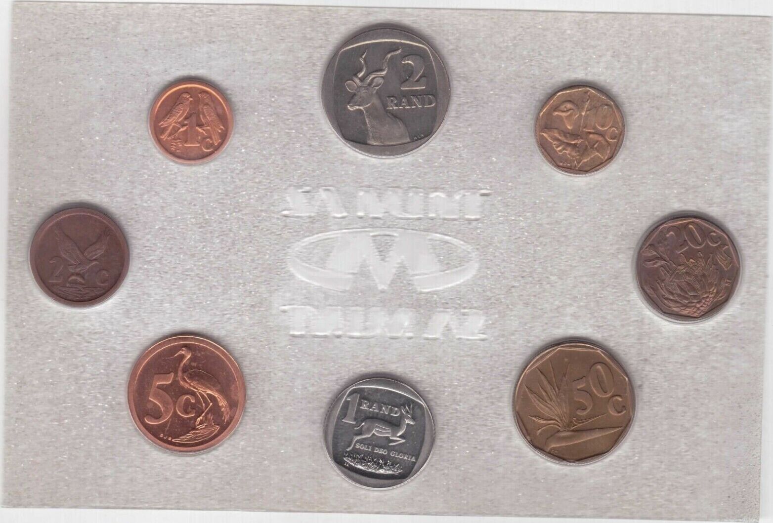 Cent Pw South Africa Rare Extremely Mint Dif Coins Set Rand Botha Ma Shops