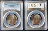 2 SHILLINGS RHODESIA 20 CENTS UNC COIN YEAR KM#3 PCGS GRADING MS64 -