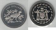 BELIZE CU-NI 10$ PROOF COIN YEAR KM#45 GREAT CURASSOW BIRD -