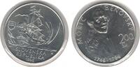 200 KORUN SLOVAKIA SILVER BU COIN YEAR KM#34 MORIC BENOVSKY SHIP -