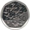 50 PENCE UK UNITED KINGDOM PROOF COIN YEAR KM#966 D-DAY -