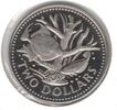 BARBADOS BU 2$ COIN YEAR KM#15 CORAL FISH -