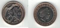 2 POUNDS UK UNITED KINGDOM UNC COIN YEAR KM#1032 COMMONWEALTH GAME SCOTLAND -
