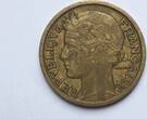 Belle monnaie de la 3ème République 2 francs Morlon 1935