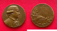Belle médaille en bronze 1887, « Valentin Hauy 1745 – 1822 » -