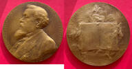 Belle médaille en bronze Armand Fallieres Président de la République Française -