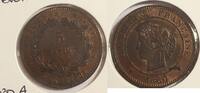 Belle monnaie de 5 centimes Cérès 1880 A (atelier Paris) -