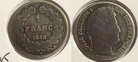 Belle monnaie Louis Philippe I, 1 Franc 1842 K (atelier Bordeaux) -