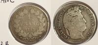 Belle monnaie Louis Philippe I 1 Franc 1843 B (atelier Rouen) -