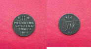 ALLEMAGNE. Brunswick-Wolfenbüttel. Friedrich Wilhelm. Monnaie 2 Pfenning 1814 -