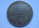 Bel écu de 5 francs Cérès 1870 A (atelier Paris) -