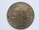Belle monnaie 3ème République 2 francs Semeuse 1900 -