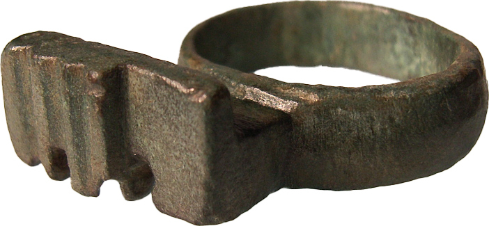 Roman ring wrench finger ring Roman Empire very nice condition, key