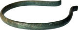 Magnificent example of a bracelet with incised decoration from the Bronze Age