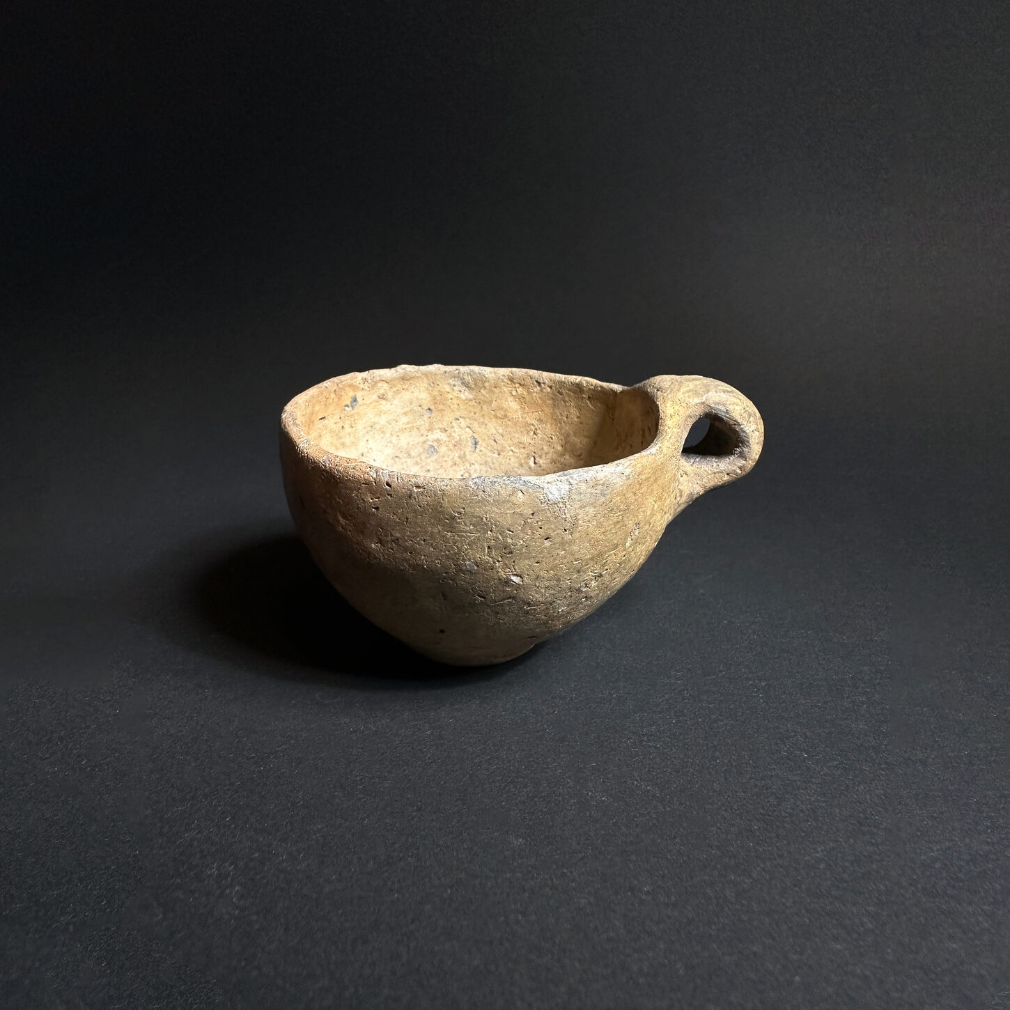 Lusatian culture ceramic vessel, handle cup - completely intact Bronze ...