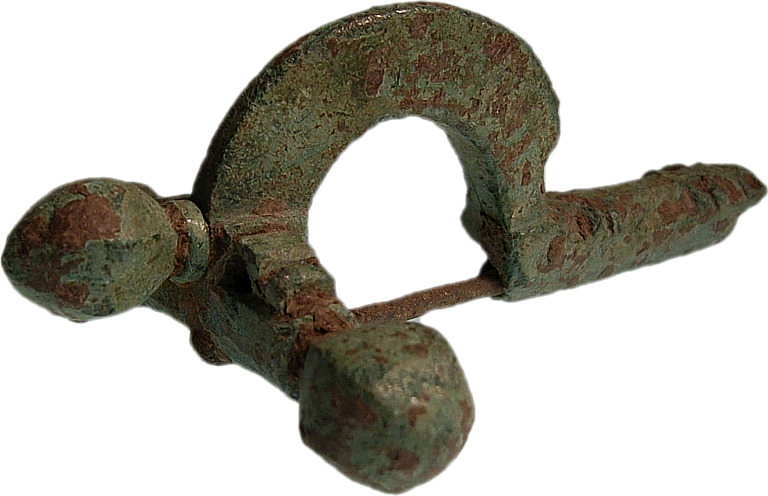 Roman onion button fibula with beautiful patina, ROMANS COLLECTION ...