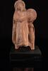 Greek ceramic figure woman with tambourine, Alexandria workshop 3rd-1st century -