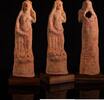 Römische Terrakottafigur einer Gottheit -