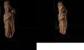 Terrakottafigur einer stehenden weiblichen Gestalt -