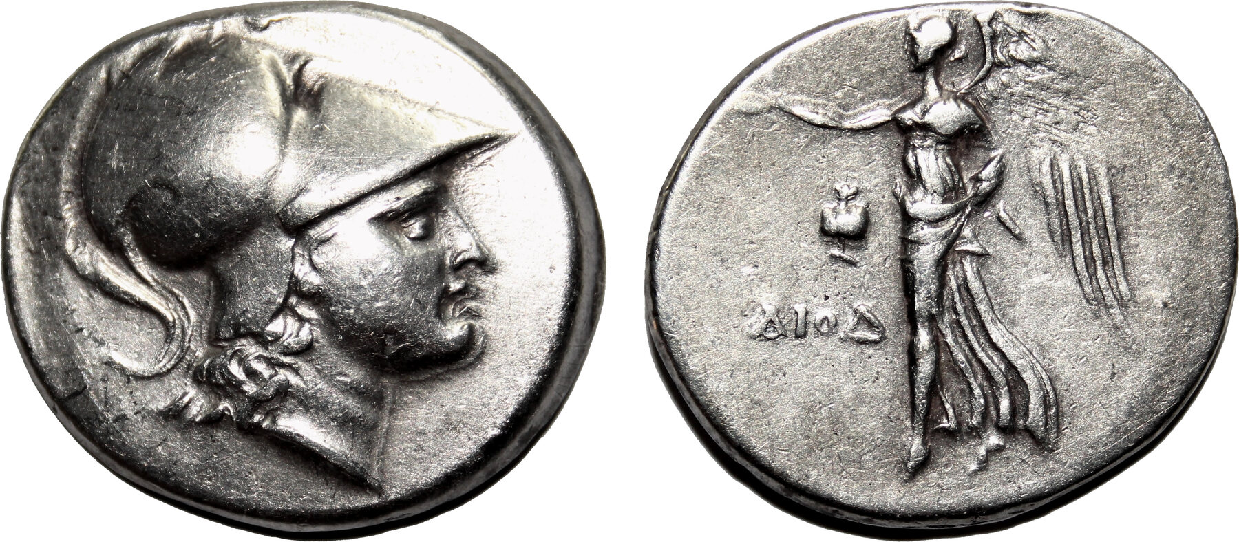 205 100. Деметрий i Полиоркет. 306-283 До н. э. тетрадрахма монета. Монеты Сидона Памфилия. Памфилия.