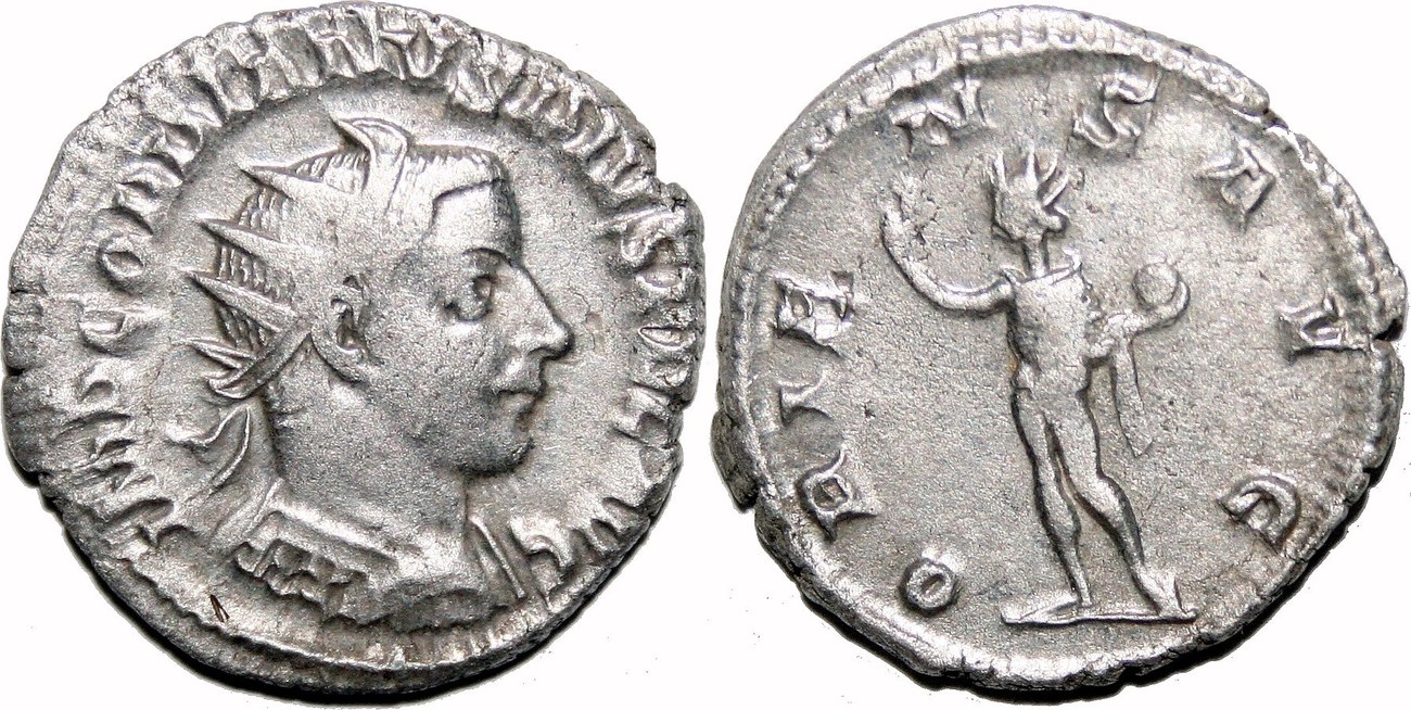 アンティークコイン 硬貨 238-244 AD Roman Empire Gordian III AR