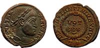 Roman Empire AE3 (Centenonial) CONSTANTINE I AE3 (Centenonial). EF+/EF. Ticinum mint. VOTIS XXX - Wreath. -