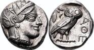 Tetradrachm C. 454-404 M.Ö. Yunan ATİNA (Attika) AR Tetradrachm.  EF +.  At ... 1500,00 EUR + 15,00 EUR nakliye