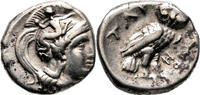 Yaklaşık 302-280 B Yunan TARENTUM AR.  VF +.  Athena - Baykuş.  VF + 165,00 EUR + 9,00 EUR kargo