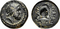 Roman Provincial AE13 APAMEIA (Phrygia) AE13. EF-/EF. Zeus - Helmet. -