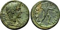 Roman Provincial AE24 ATTUDA (Caria) AE24. VF+. AD 193-211. Senate - Zeus. -