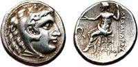 Drachm c.  300-295 M.Ö. Yunan ALEXANDER III Büyük AR Drachm.  EF / VF +.  ... 155,00 EUR + 9,00 EUR kargo