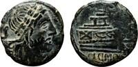 Roman Republic Semis REPUBLICAN AE Semis. Anonymous type. EF-. Saturn - Prowl. -