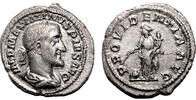Roman Empire Denarius MAXIMINUS I THRAX AR Denarius. EF. The providence. -